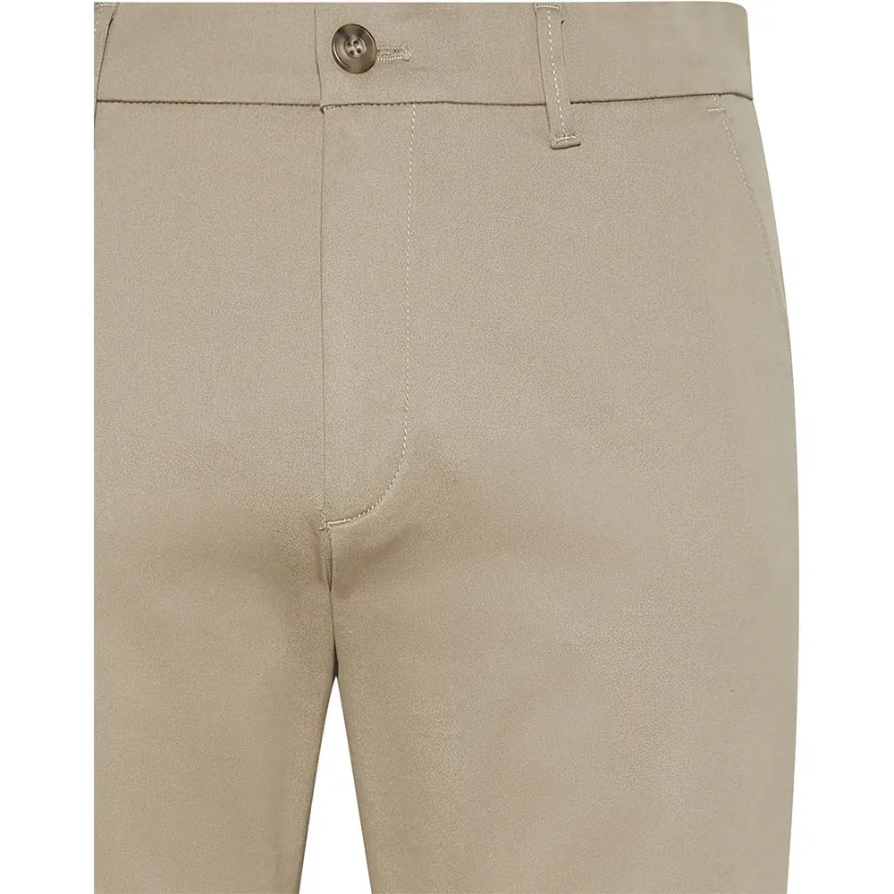 Брюки Slim Fit Calvin Klein, бежевый — фото 3