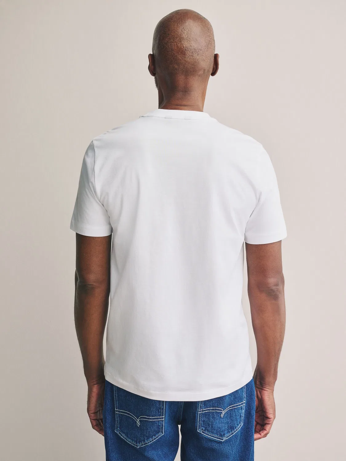 Футболка с круглым вырезом, Slim Fit, Signature SUPIMA Cotton Next, Белый — фото 3