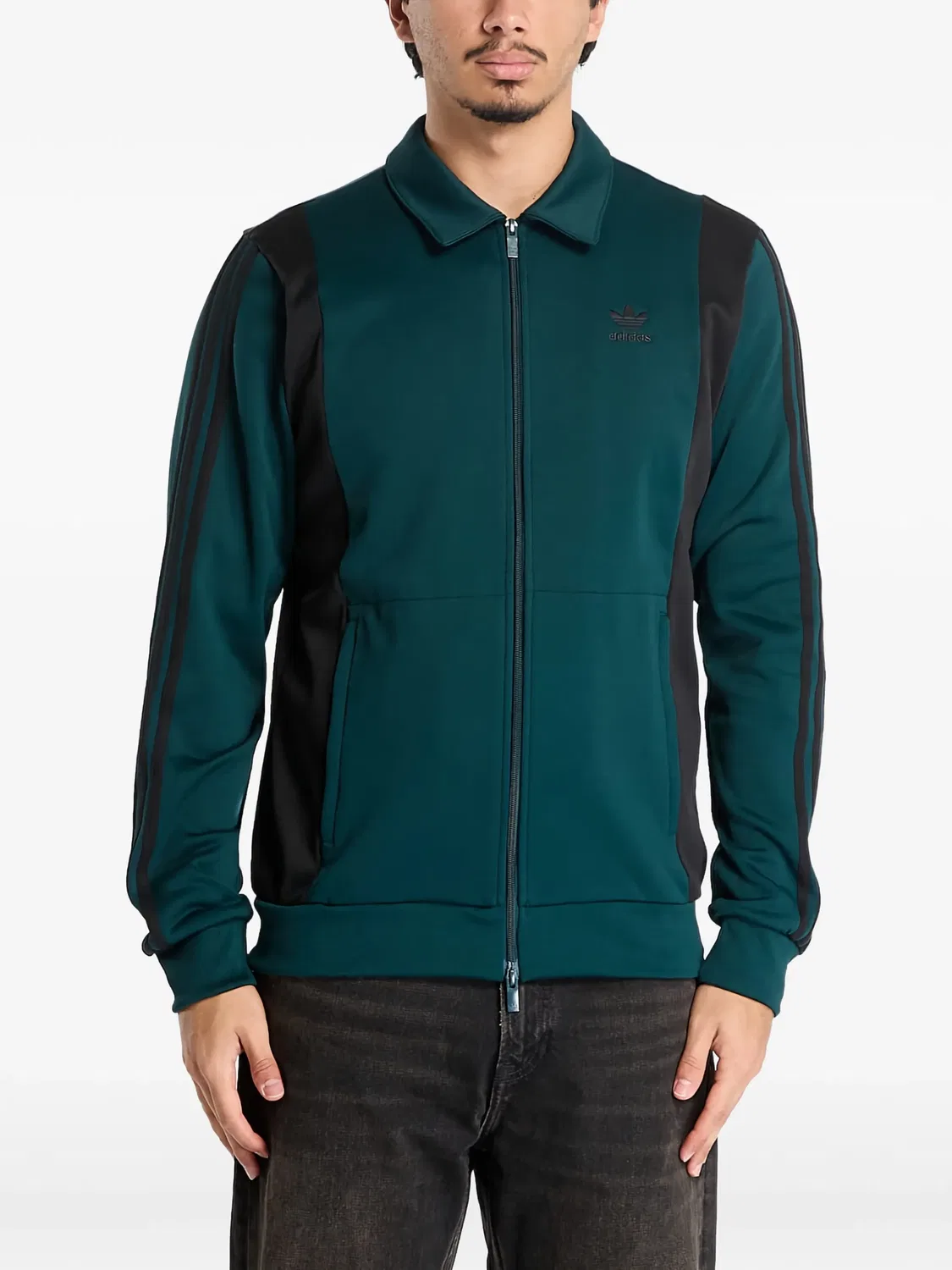 Куртка с логотипом Adicolor Adidas, зеленый