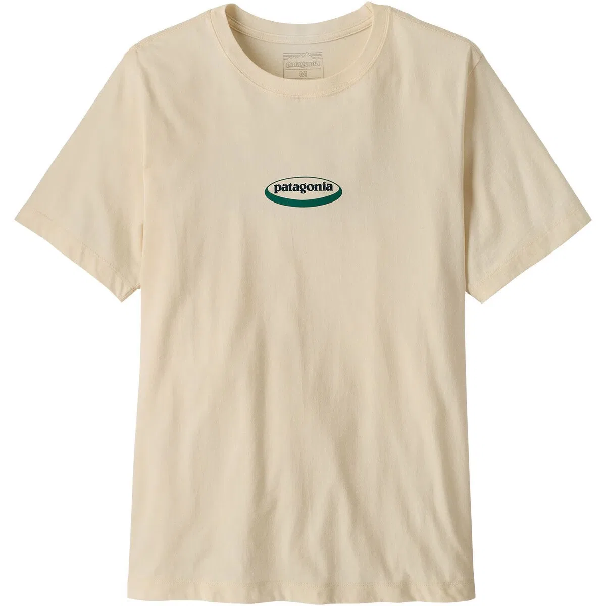 Мужская футболка с принтом 95 Oval Logo Patagonia, Undyed Natural