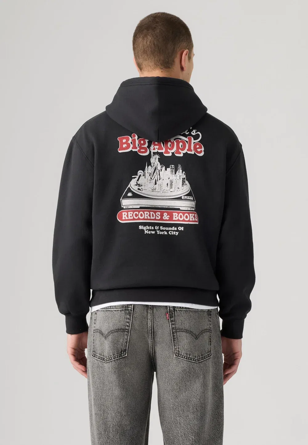 Свободный графический принт - толстовка Levi'S, Jet Black
