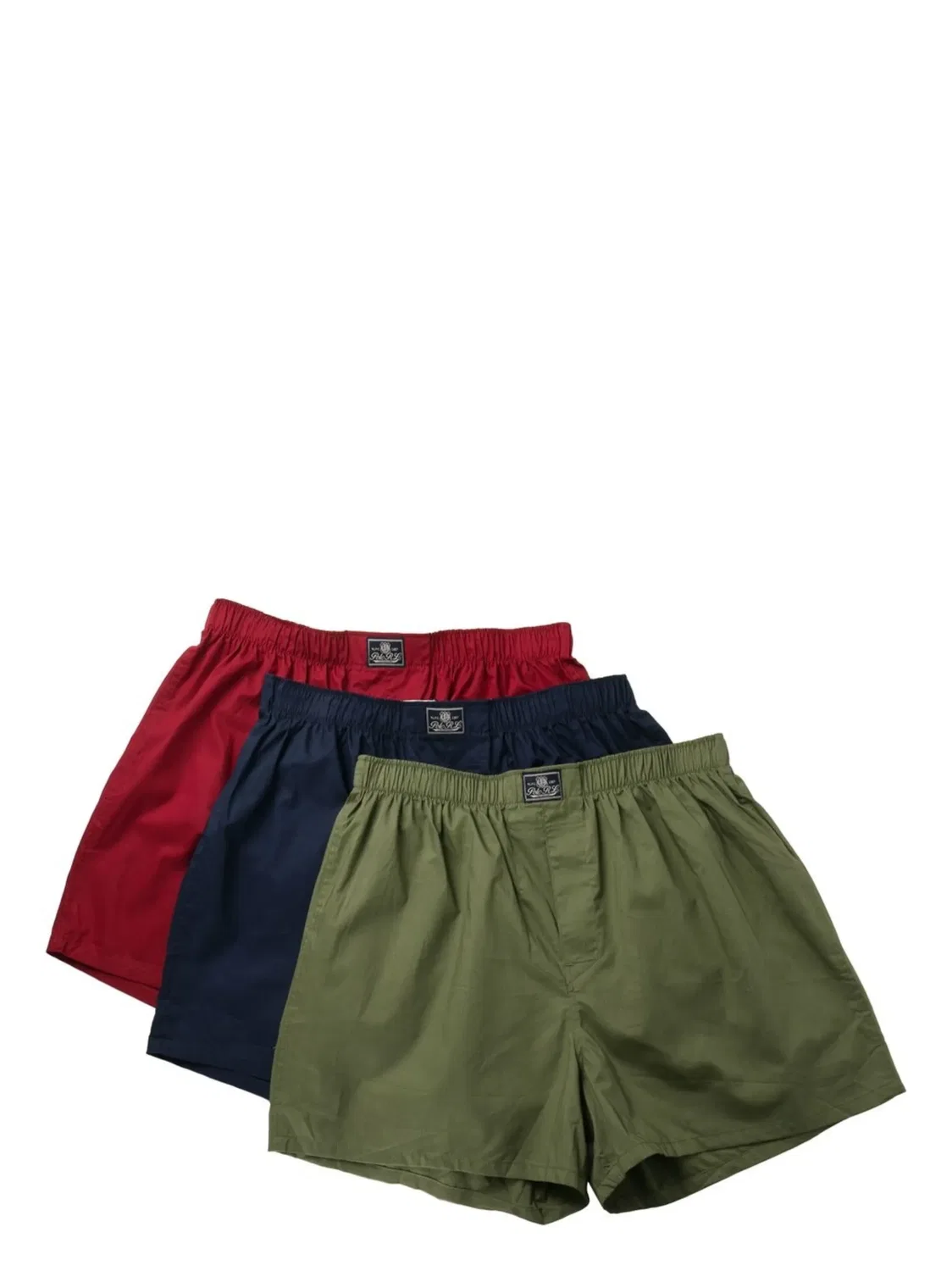 Хлопковые боксеры, набор из 3, красные Polo Ralph Lauren, красный