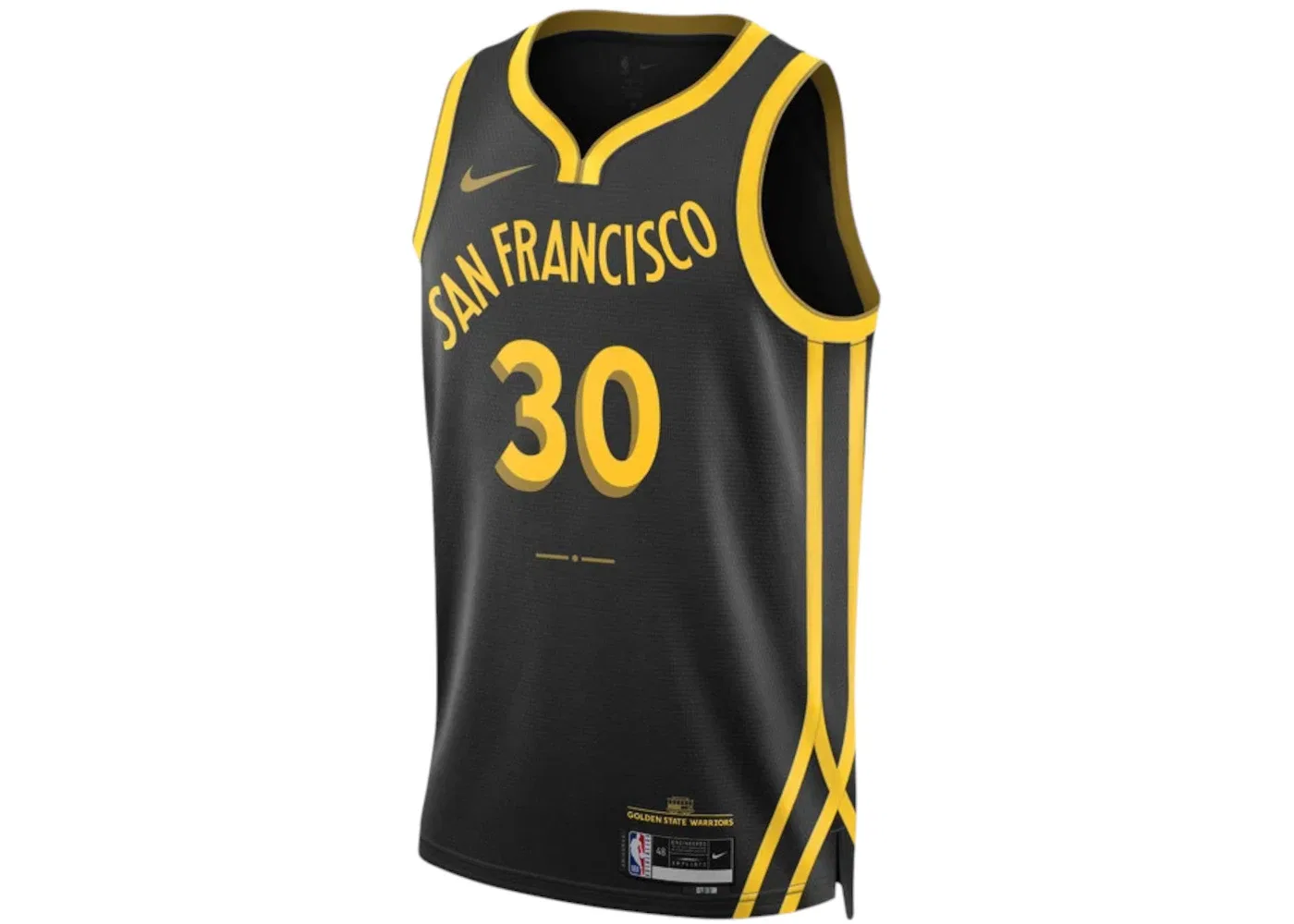 Мужская баскетбольная джерси Nike NBA Stephen Curry Golden State Warriors City Edition 2023/24, Black