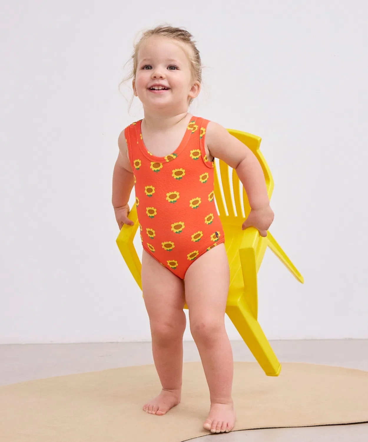 Детский купальник для девочек с принтом Sunflower BOBO CHOSES, Red