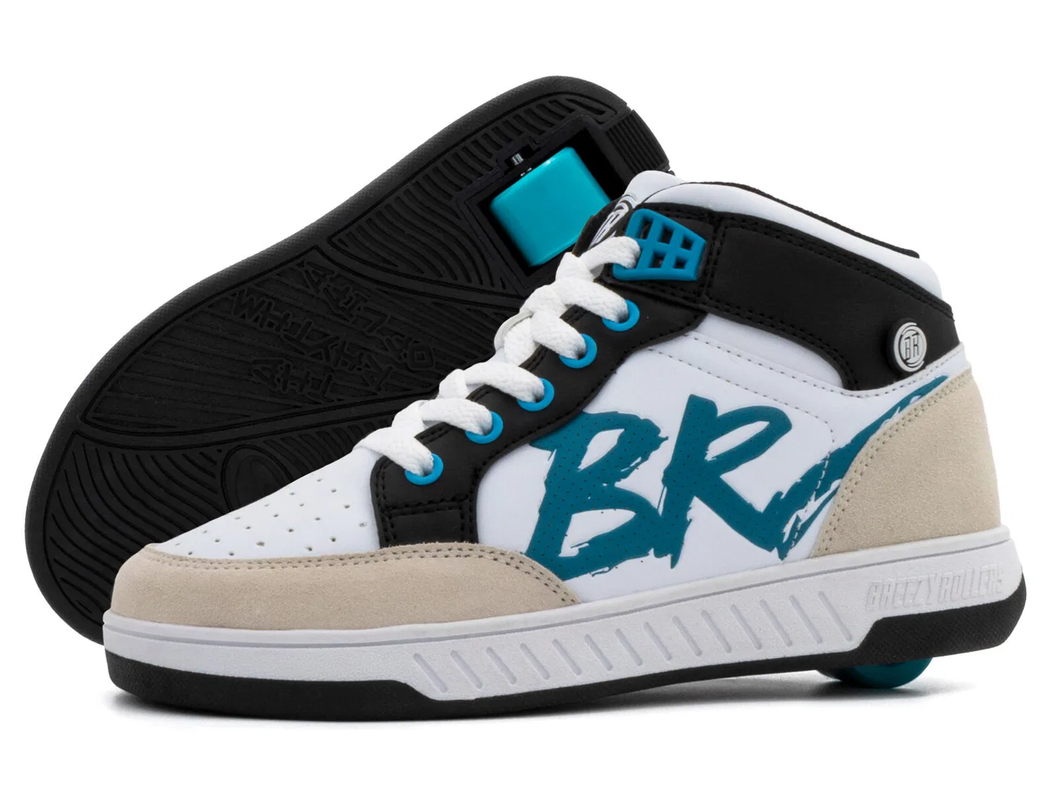 Детские кроссовки с роликами Breezy Rollers 2241860, Weiss / Bunt