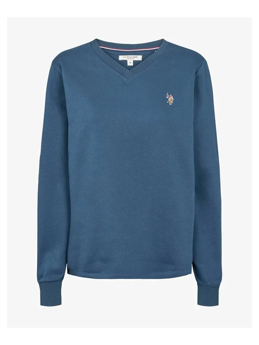 Свитер U.S. Polo Assn. 'UWMacy' синего цвета