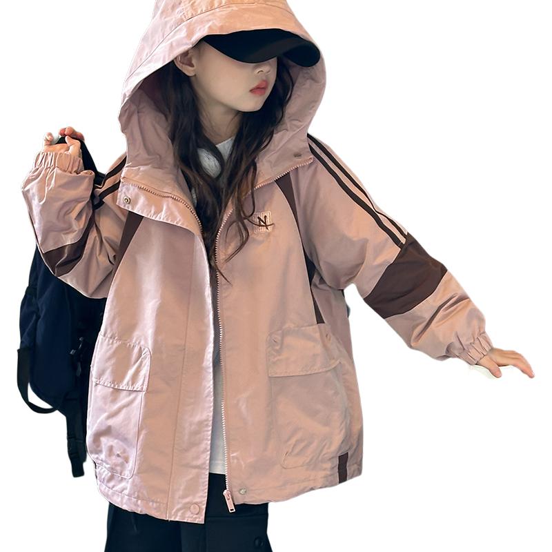 

Ветровка для подростков весна и осень Disney, розовый