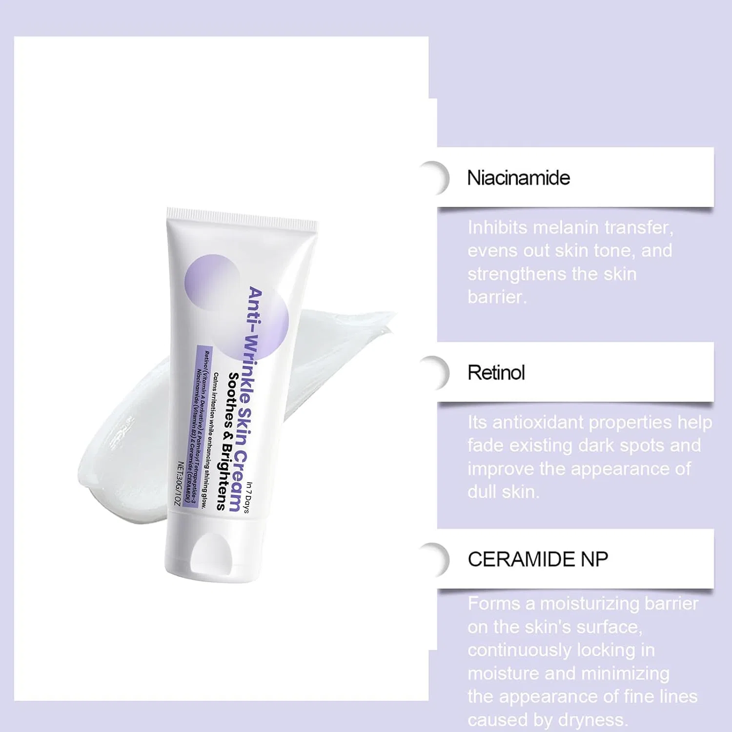 Крем для лица Firming Face Cream Naqqios, 30г — фото 4