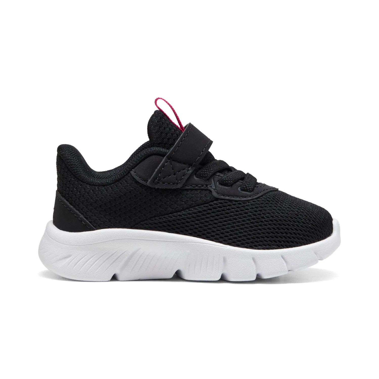 Детские кроссовки с атм. mesh-материалом FLEXFOCUS MODERN AC INF PUMA, Black/Pink/White — фото 3