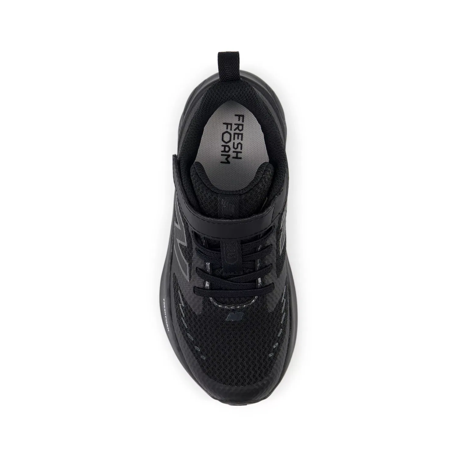 Детские кроссовки с дышащим верхом 625 Hook & Loop New Balance, Black With Phantom — фото 4