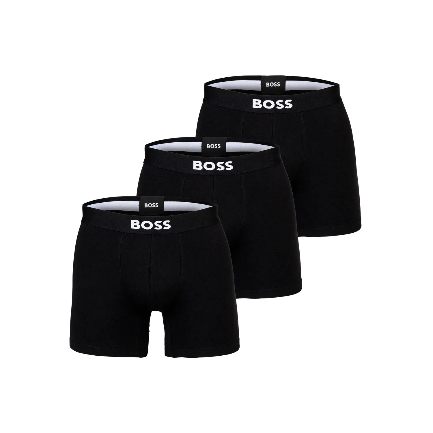Мужские боксеры с эластичным поясом BOSS, Black