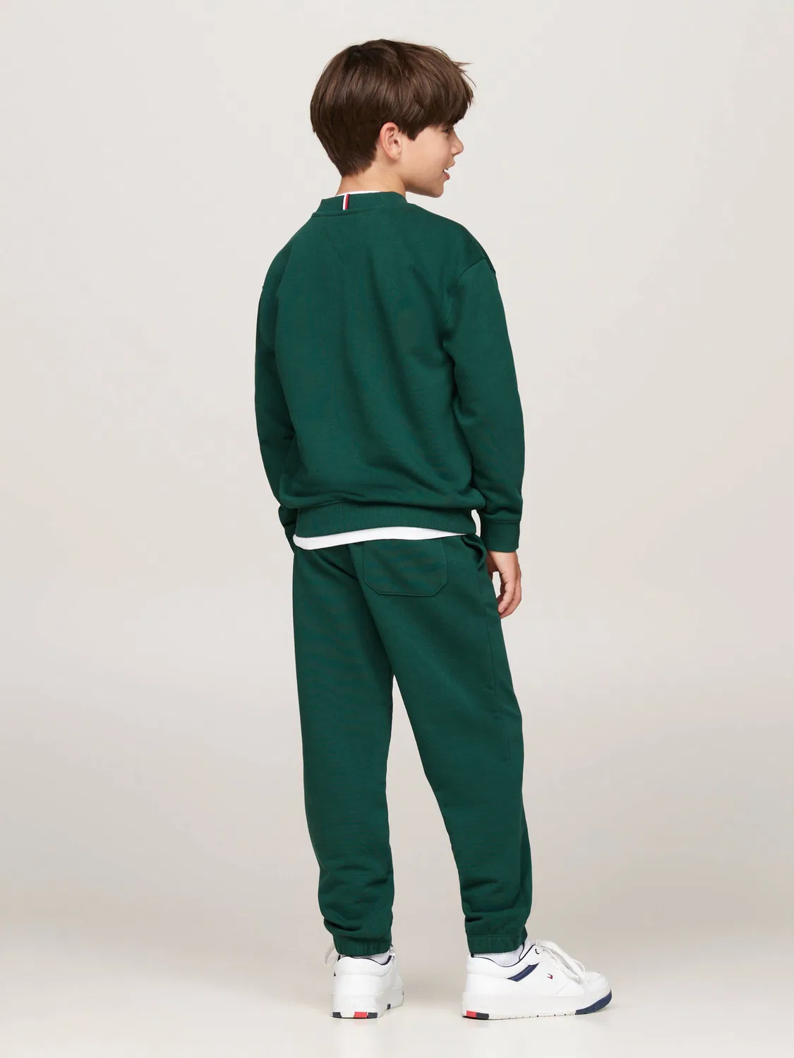 Свитшот Tommy Hilfiger, Verde Bottiglia — фото 3