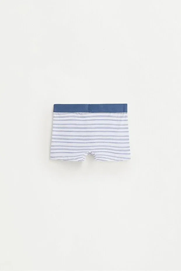 Детский комплект боксеров для мальчиков хлопковый 7-Piece contrasting boxer set Lefties, Greenish Blue — фото 3