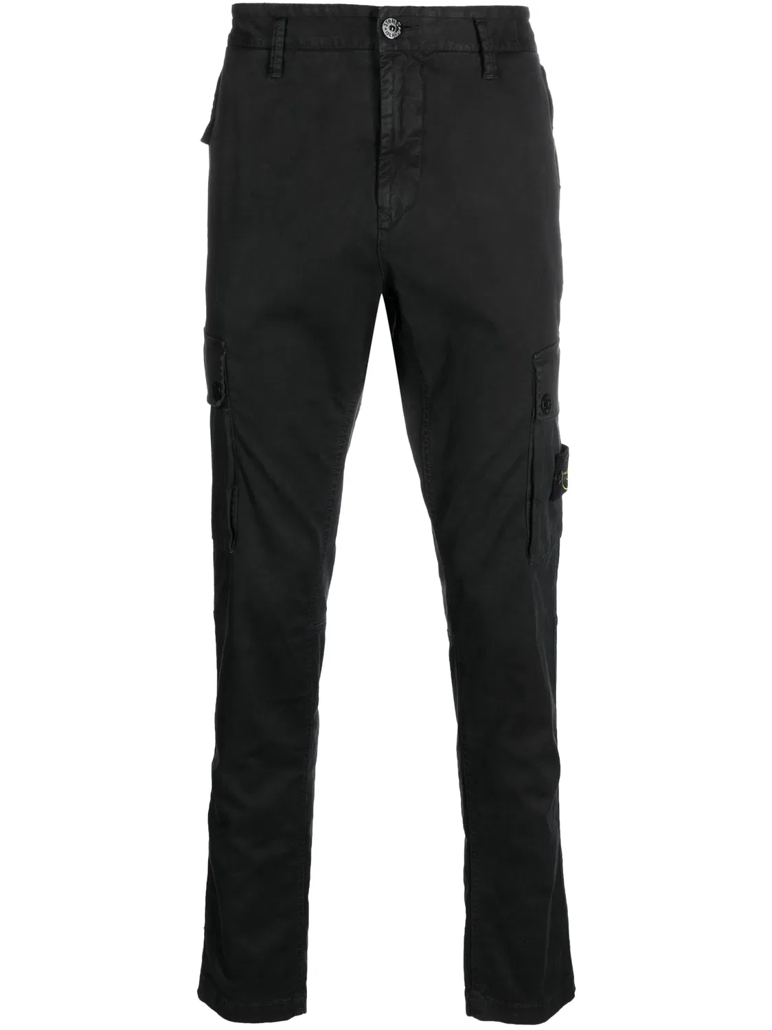 Брюки с мотивом компаса Stone Island, черный