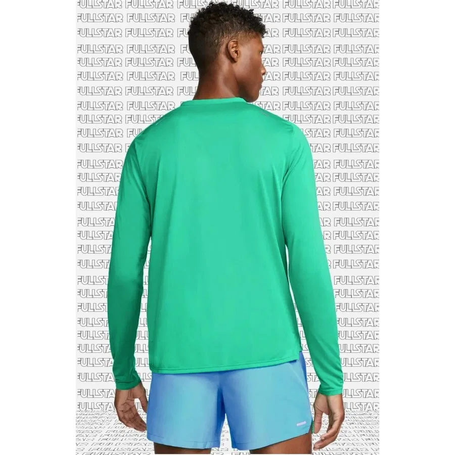 Свитшот мужской с длинным рукавом Run Division Rise 365 Nike, Зеленый — фото 2