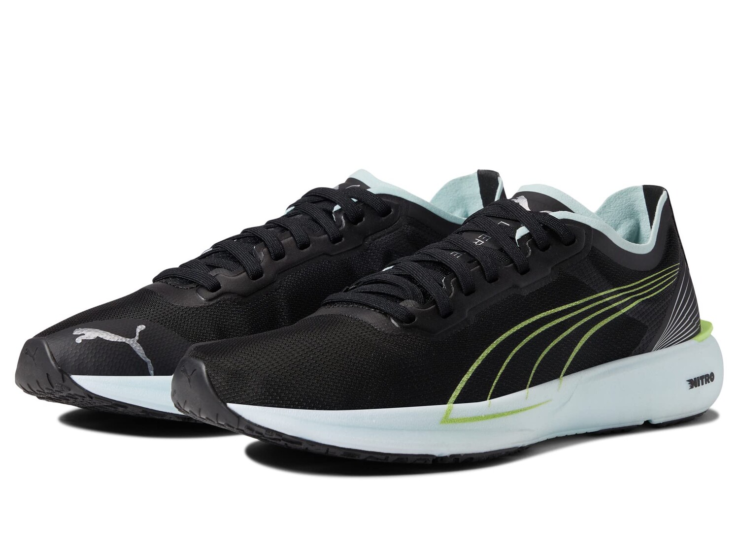 

Кроссовки Puma Liberate Nitro, черно-голубой, Черный, Кроссовки Puma Liberate Nitro, черно-голубой