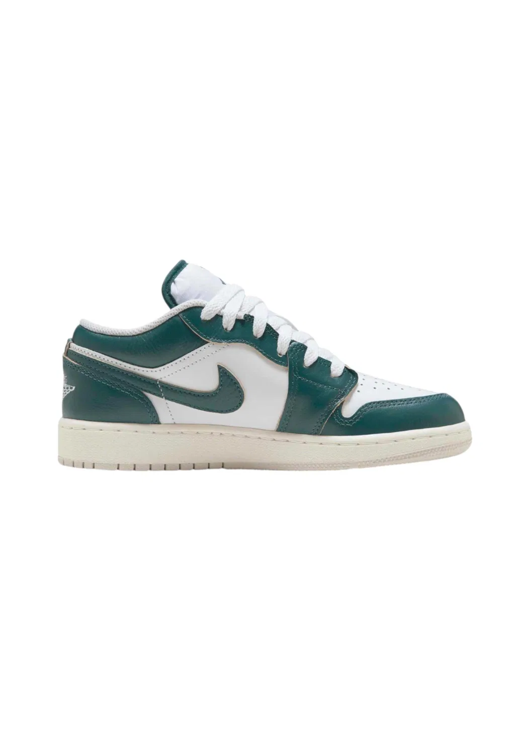 Детские кроссовки с шнуровкой AIR JORDAN 1 LOW SE BG Nike, Sturmgrau Weiss — фото 2