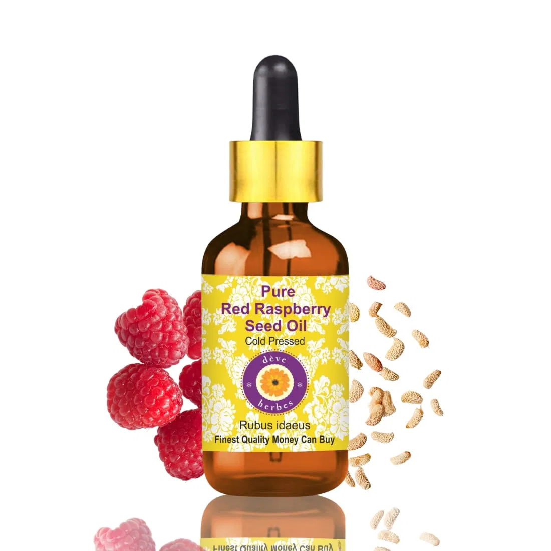 Масло Red Raspberry Seed Oil, Deve Herbes, 50 мл