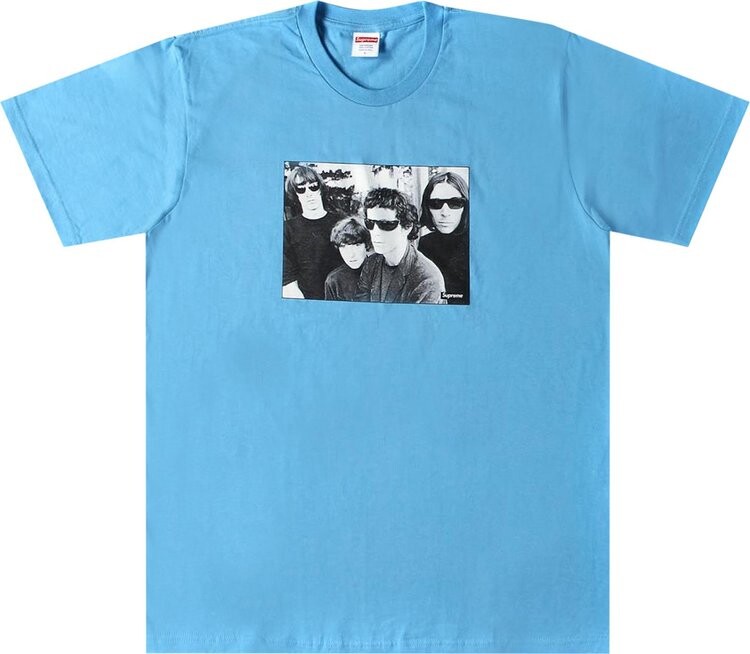 

Футболка Supreme The Velvet Underground Tee 'Light Slate', синий