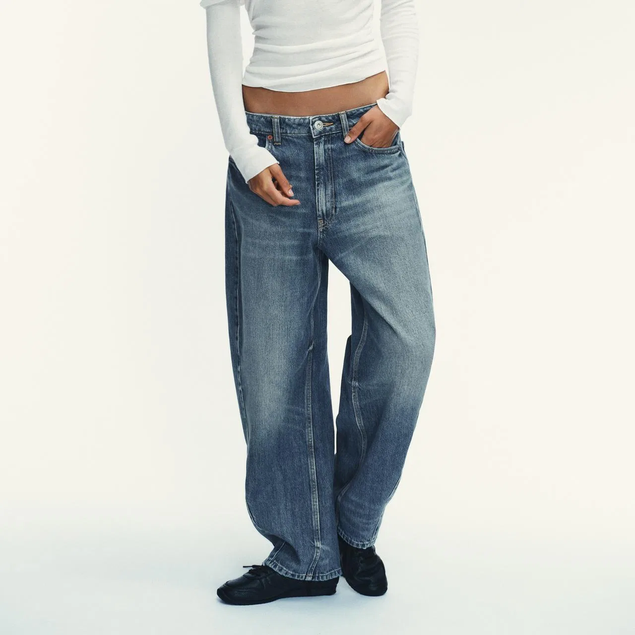 Женские джинсы ZARA, Blue — фото 4