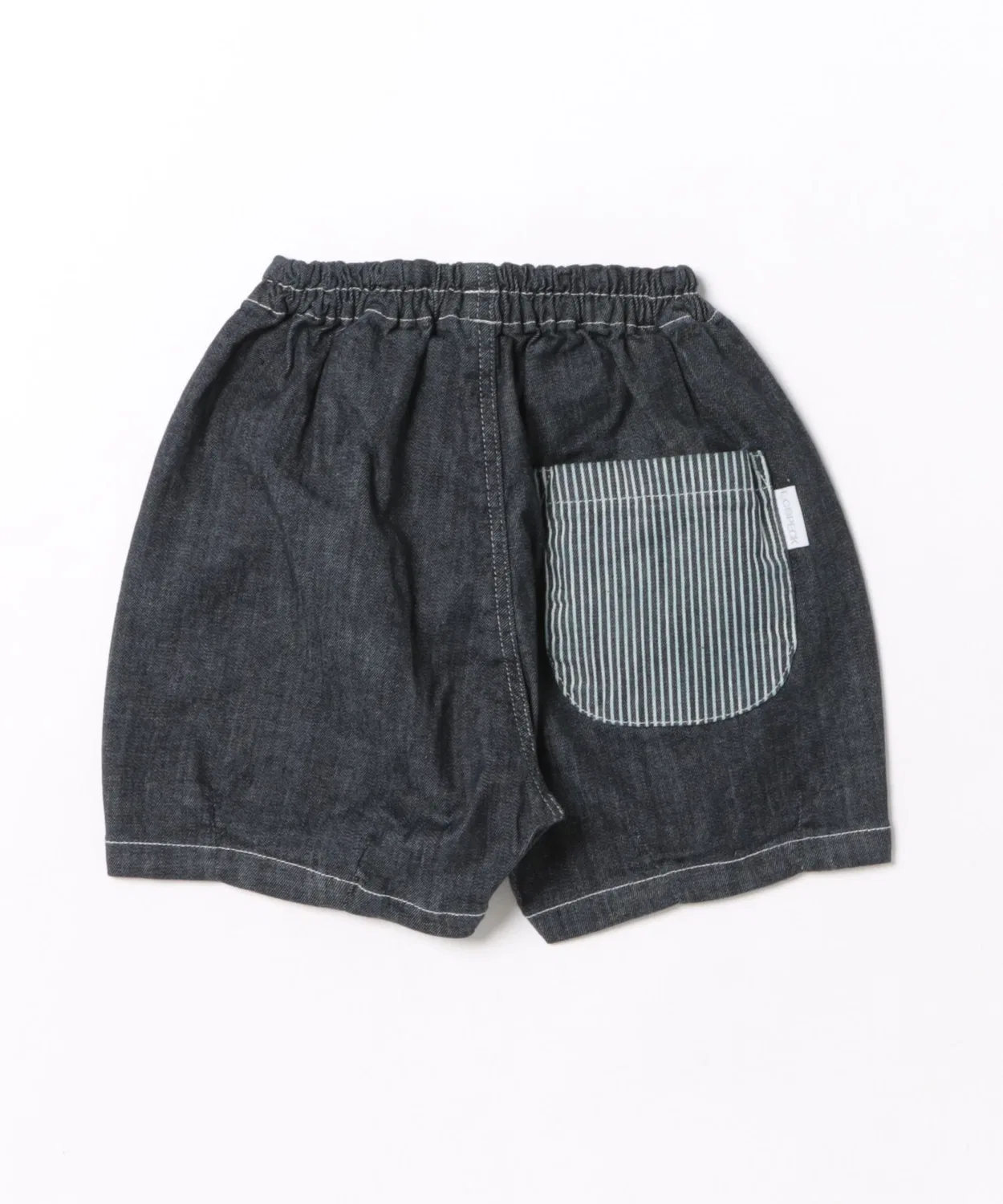 Детские шорты с вышивкой L.COPECK, Navy — фото 3