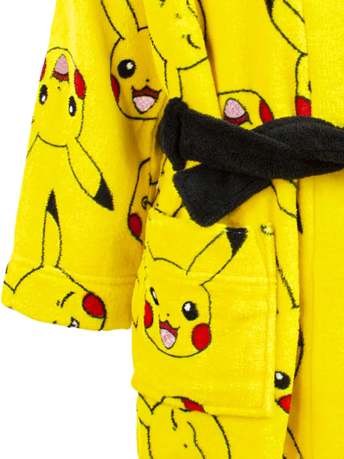 Халат банный с капюшоном Pikachu Vanilla Underground, желтый — фото 3