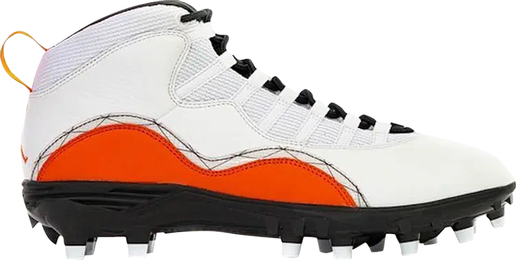

Кроссовки Solefly x Air Jordan 10 Retro Cleat Super Bowl PE, белый