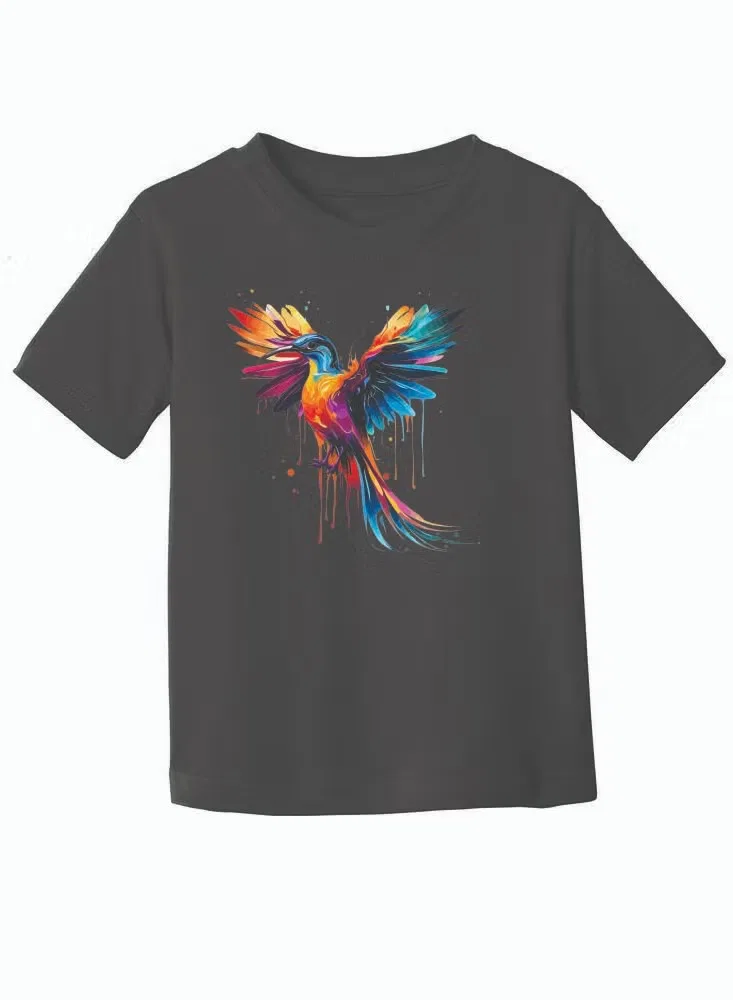 Футболка с принтом капли для девочек Printshop4Me, черный — фото 4