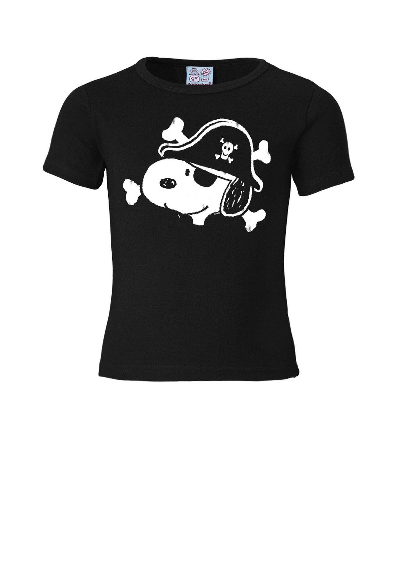 

Футболка Детская Арахис - Снупи Пират LOGOSHIRT, черный