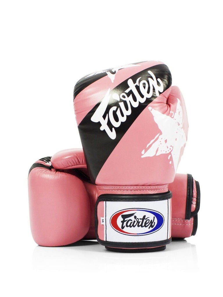 

Боксерские перчатки Fairtex Design-Nation Prints Collection Universal "Tight-Fit", 14 oz., розовый