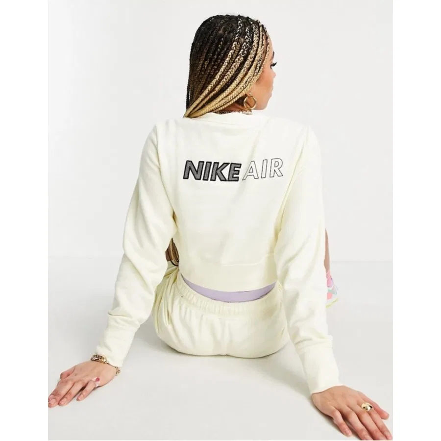 Женский свитшот Nike Air Crew, L, Желтый — фото 2