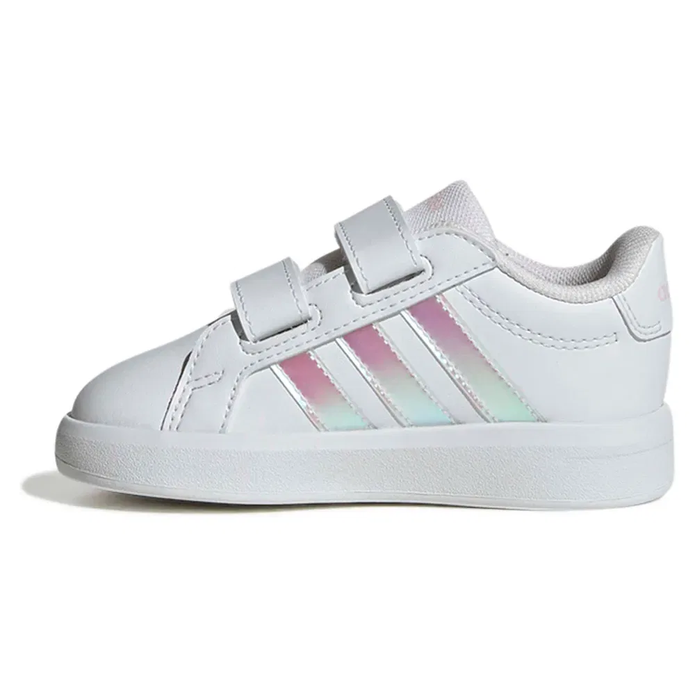 Кроссовки Adidas Grand Court 30 для малышей, белый — фото 3
