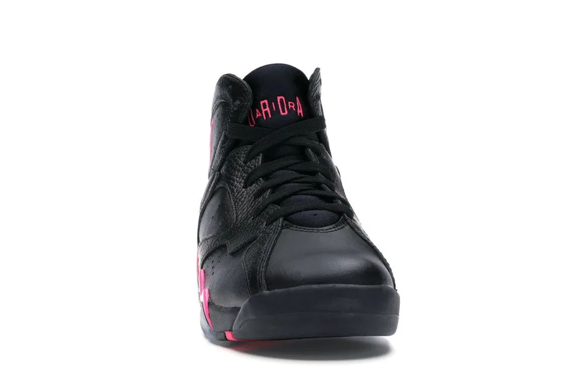 Детские кроссовки Lifestyle с принтом Jordan 7 Retro Jordan, Black/Hyper Pink — фото 2