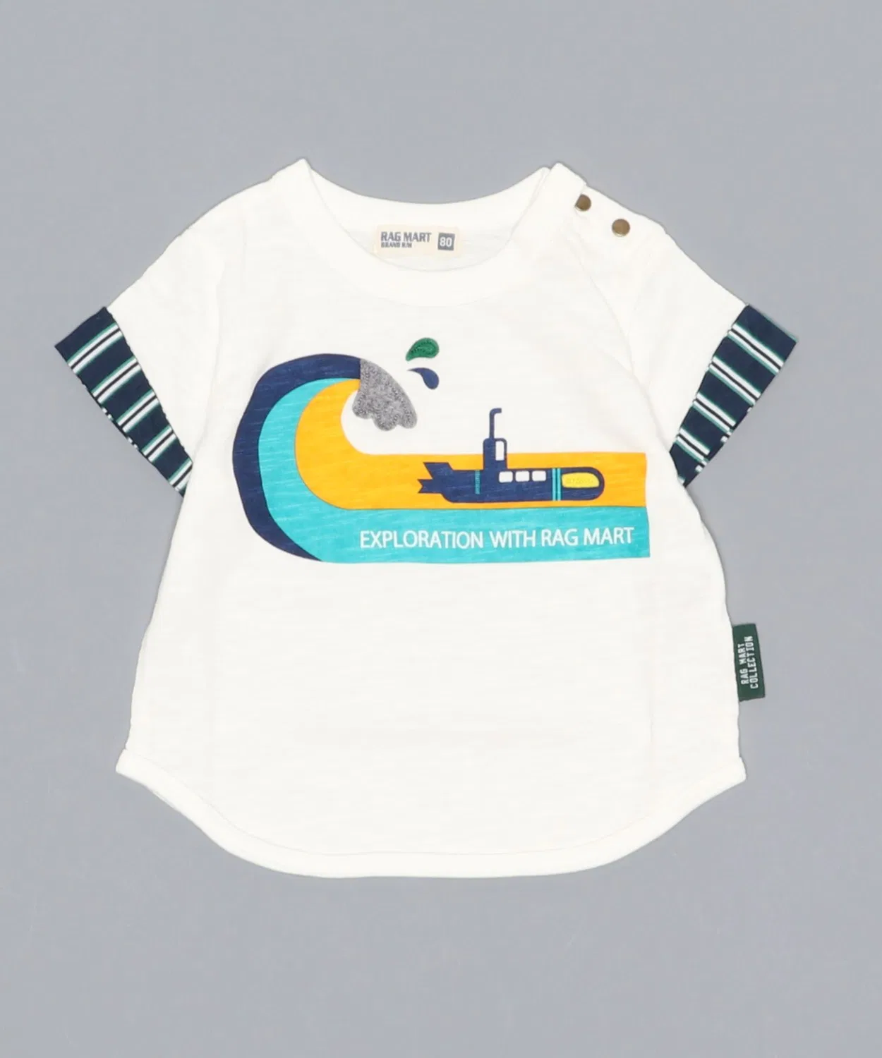 Детская футболка с принтом для мальчиков Submarine RAGMART, Purple — фото 4