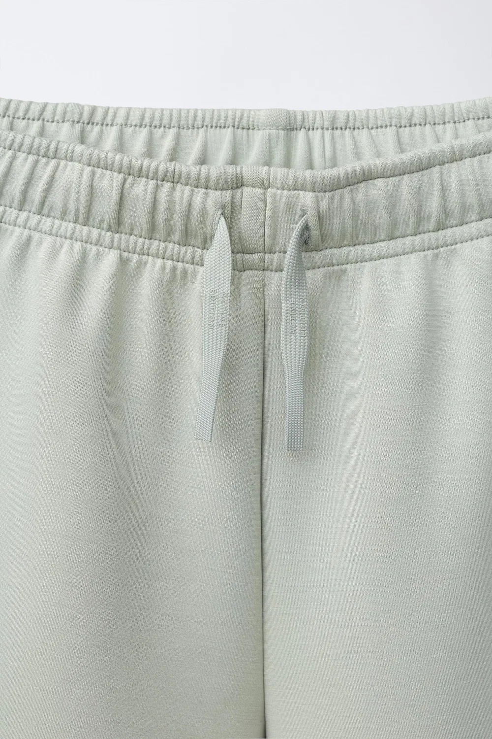 Спортивные шорты-бермуды с кантом ZARA, Light mint green — фото 3