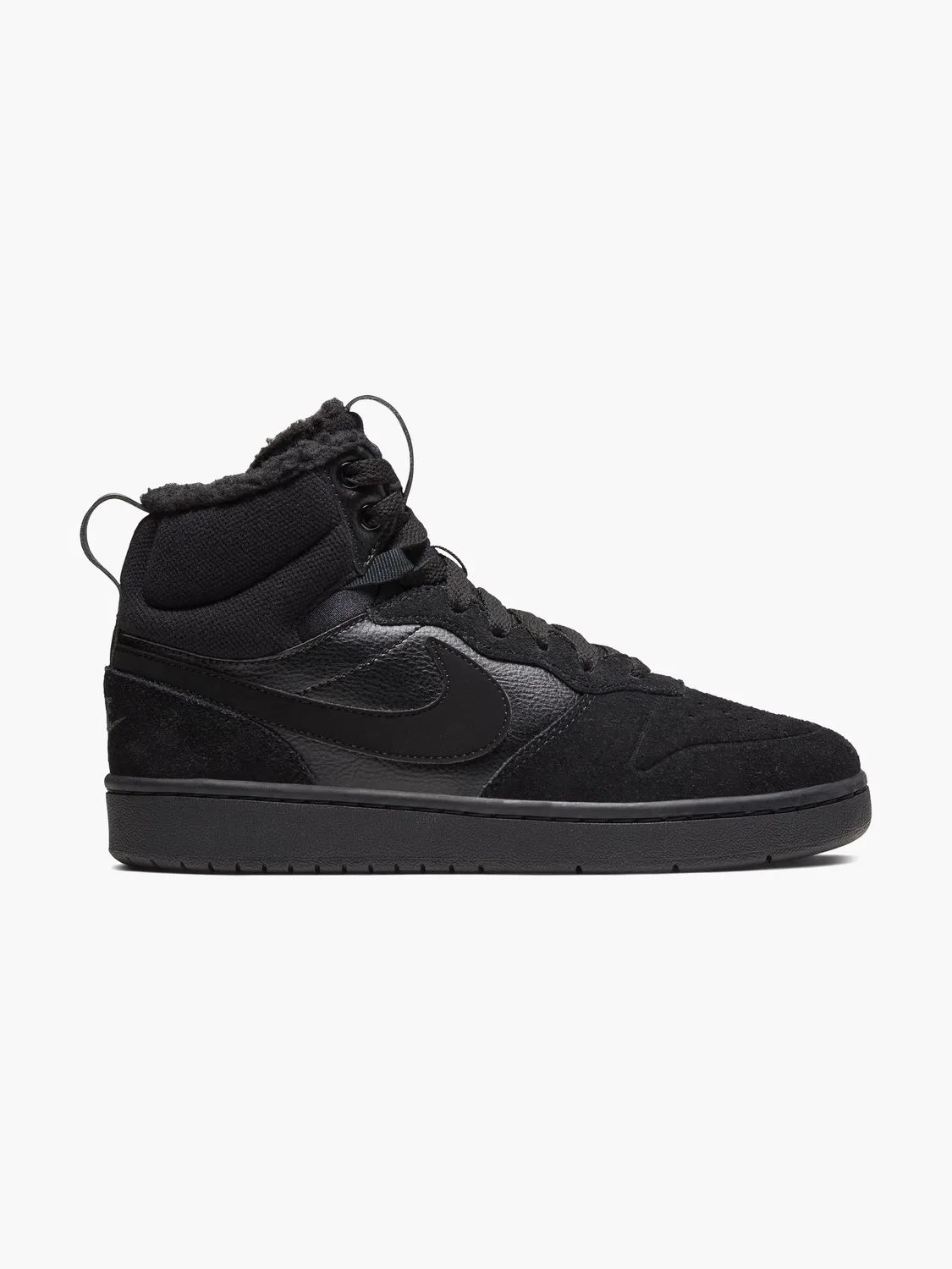 Детские кроссовки высокие Nike Court Borough Mid 2 Boot BG, черный