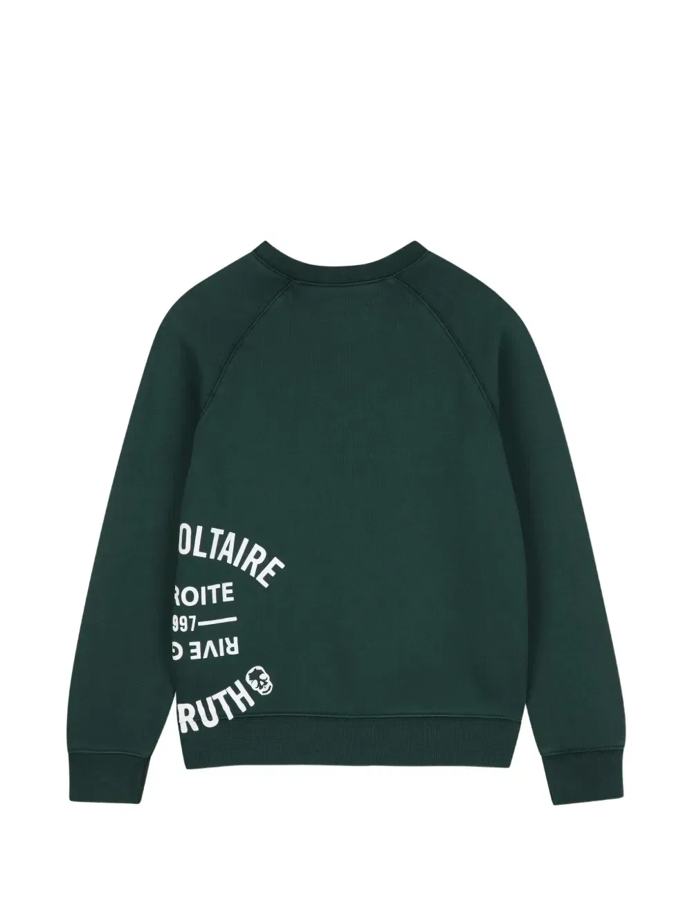 Толстовка с рукавами реглан и логотипом Zadig & Voltaire Kids, зеленый — фото 2