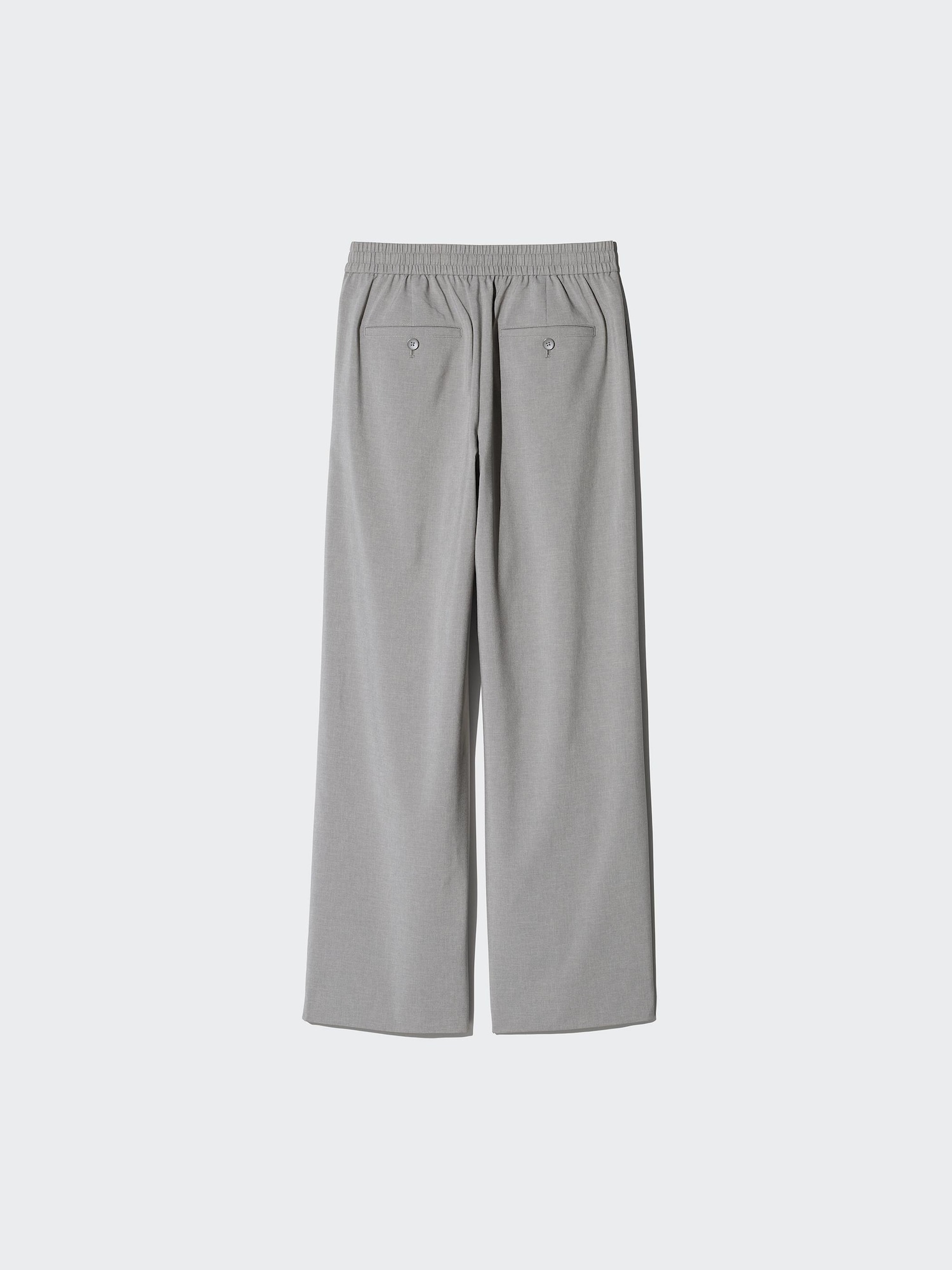 Плиссированные брюки Uniqlo Easy-to-wear, 03 серый — фото 3