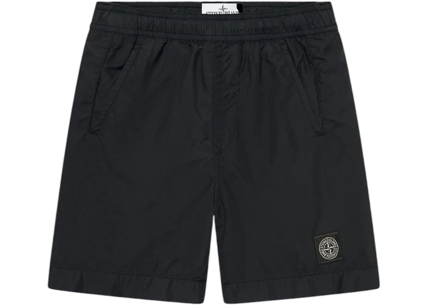 Мужские шорты с логотипом Stone Island Compass Logo, Black
