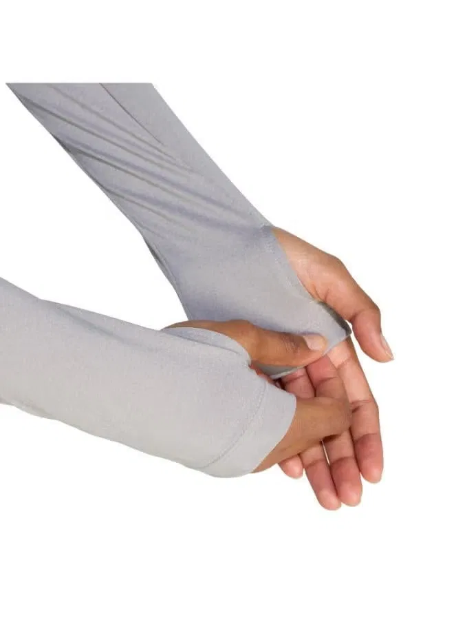 Лонгслив с длинным рукавом Adi365 Running Essentials Adidas, серый — фото 4