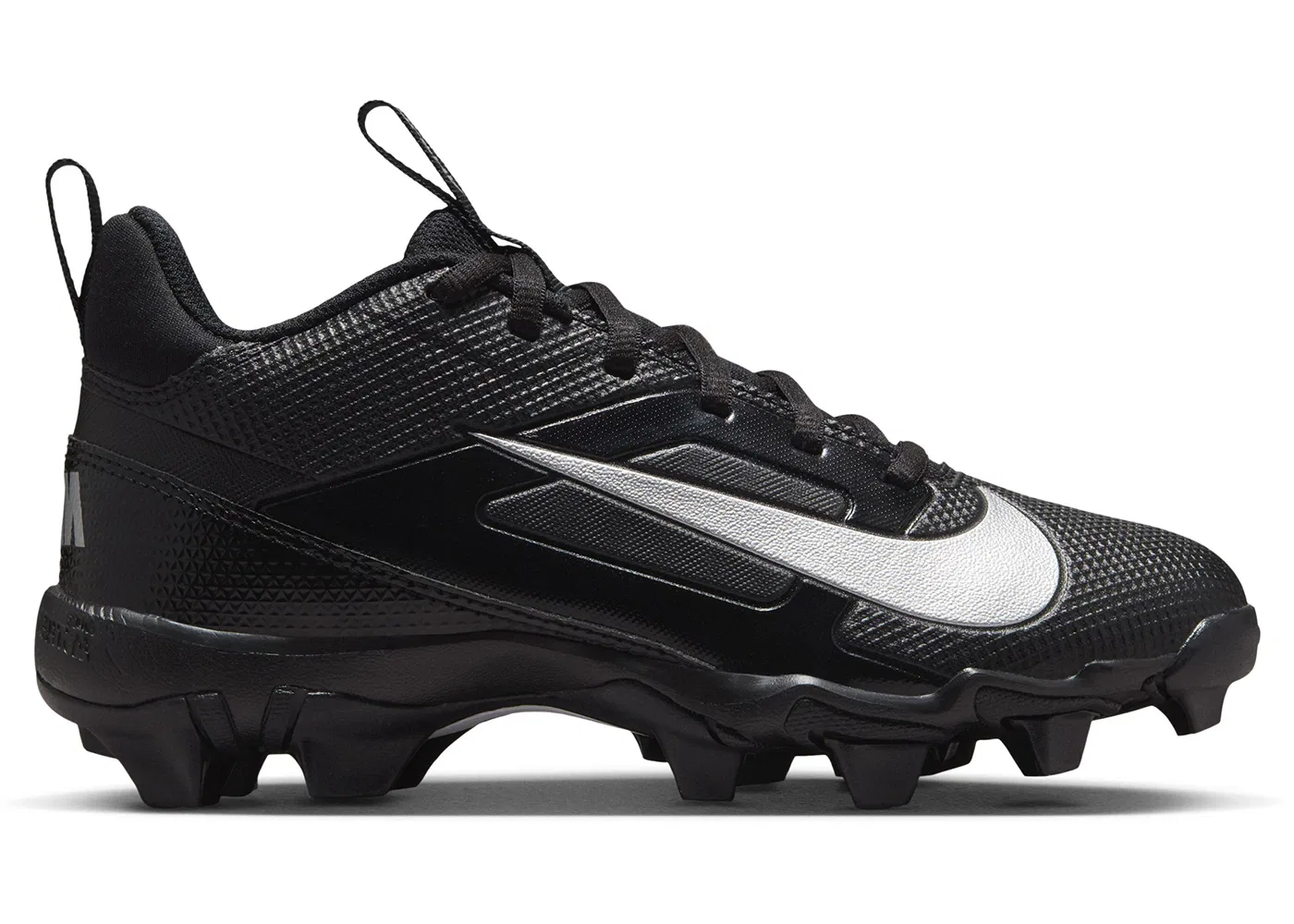 Детские бутсы Nike Alpha Menace 4 Shark, Black/Metallic Silver