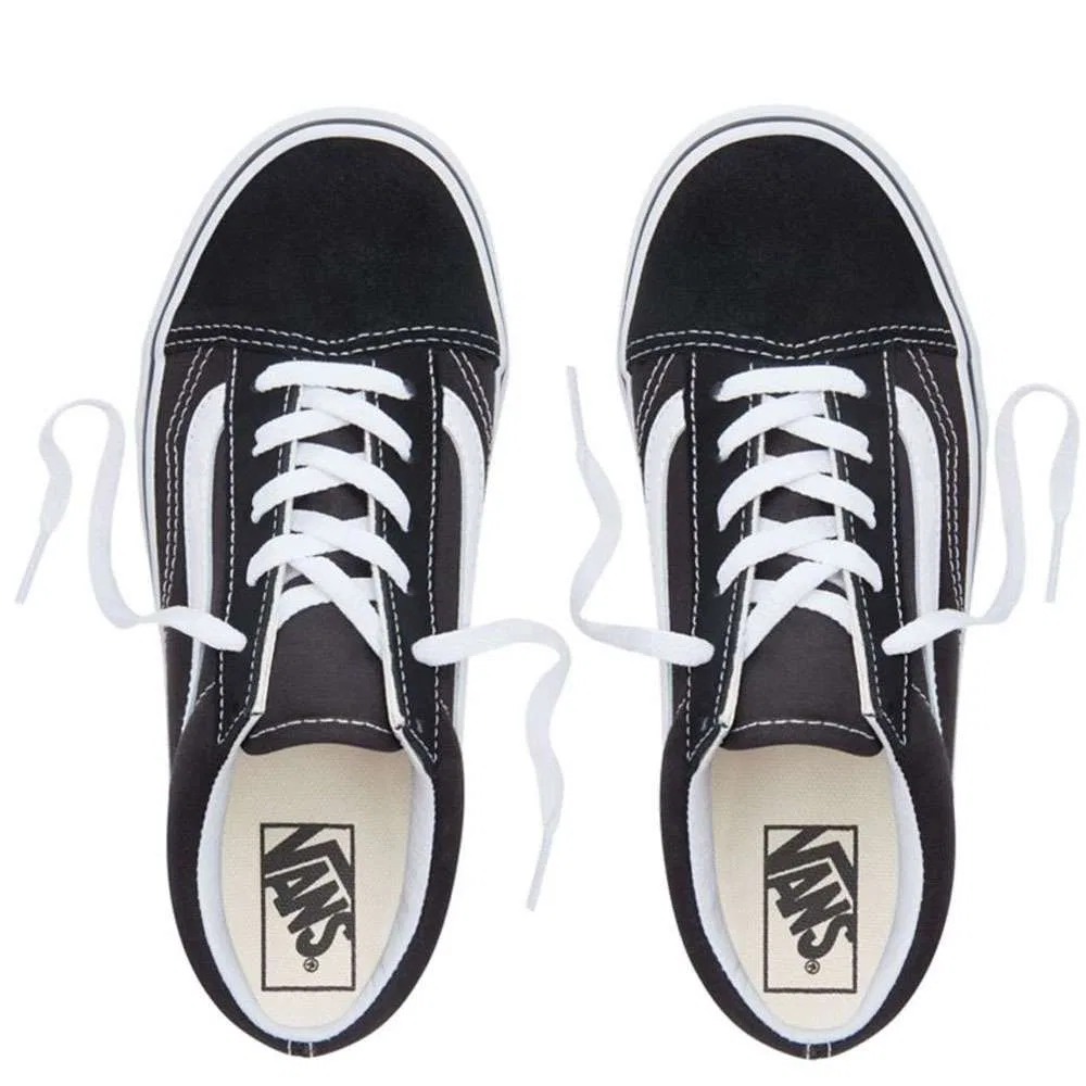 Vans Old Skool Halbschuhe Черный/Настоящий Белый — фото 3