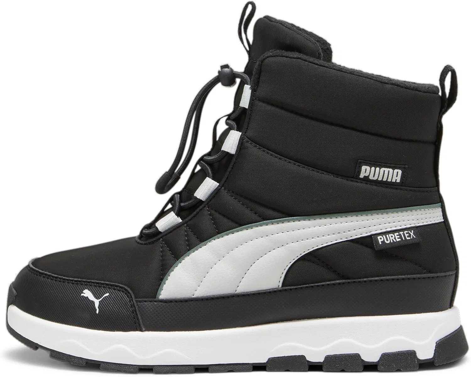 Детские ботинки для мальчиков с высоким берцем Evolve Snow PUMA, Puma Black-Ash Gray-Puma White