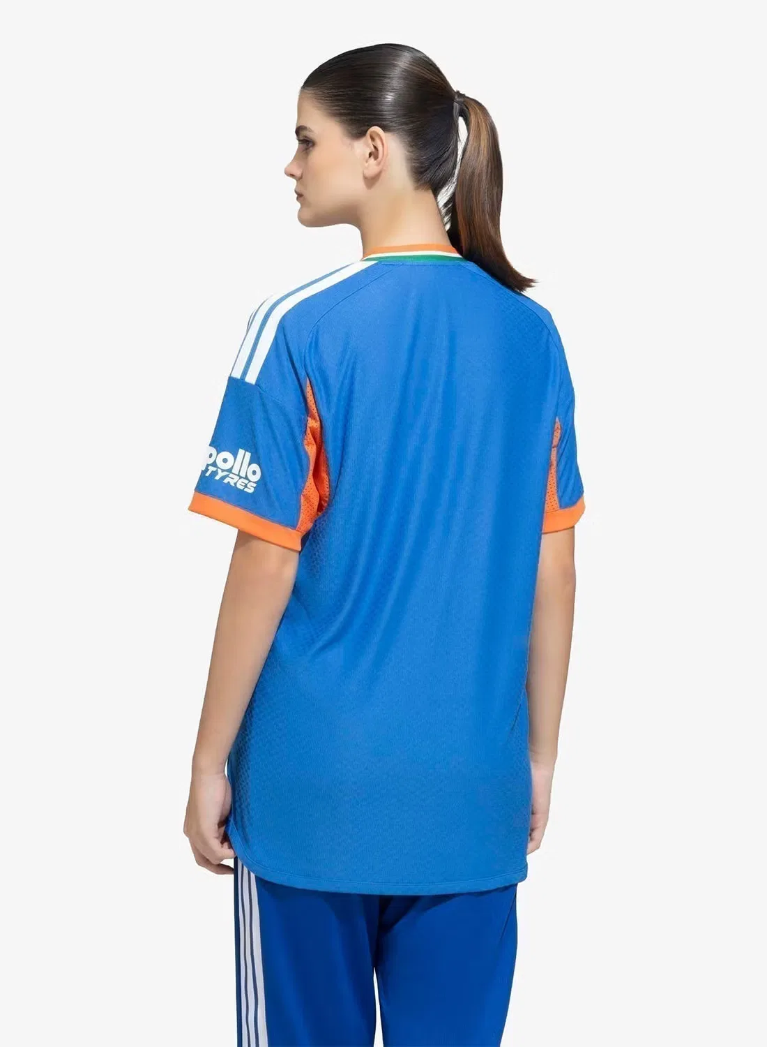 Футболка с коротким рукавом Indcri t20i jsy hs 2026 w Adidas, синий — фото 2