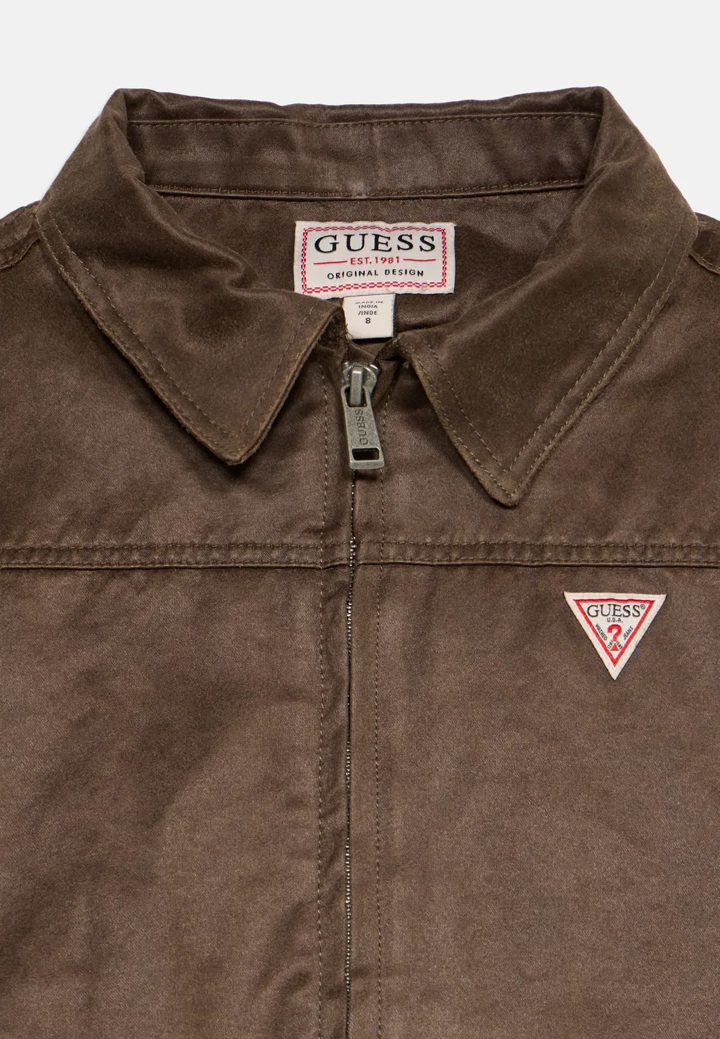 Куртка из искусственной кожи Guess, Chocolate Brownie — фото 4