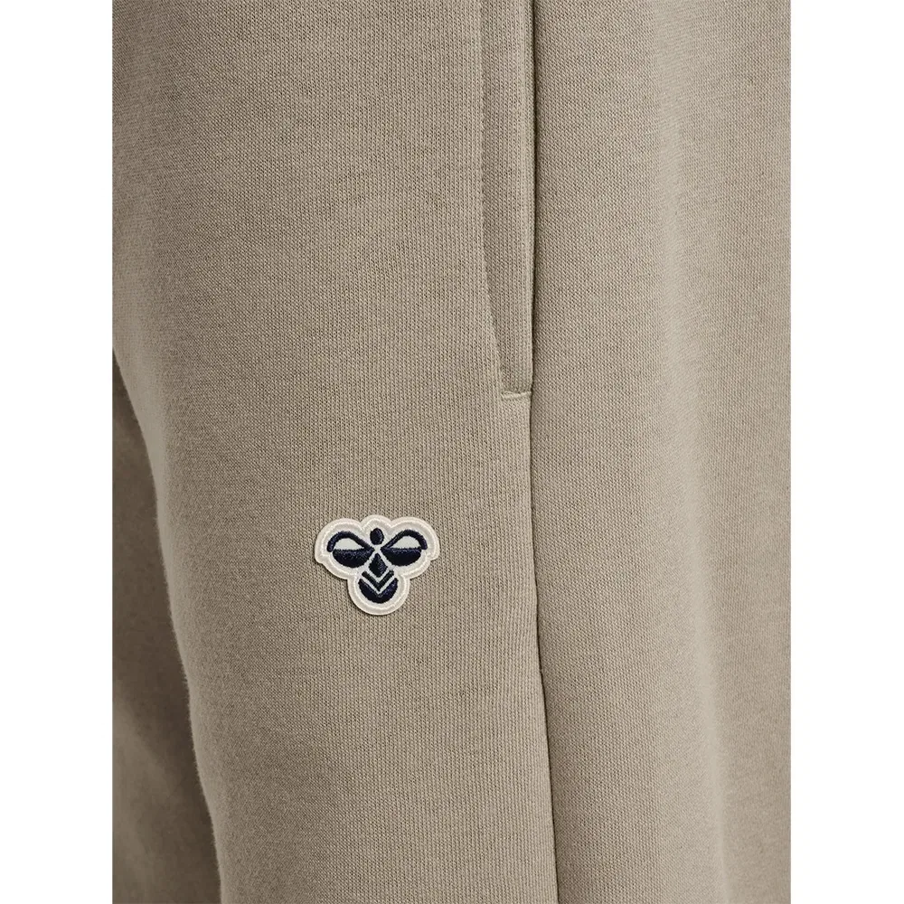 Детские спортивные брюки свободного кроя Loose Bee Hummel, Beige — фото 3