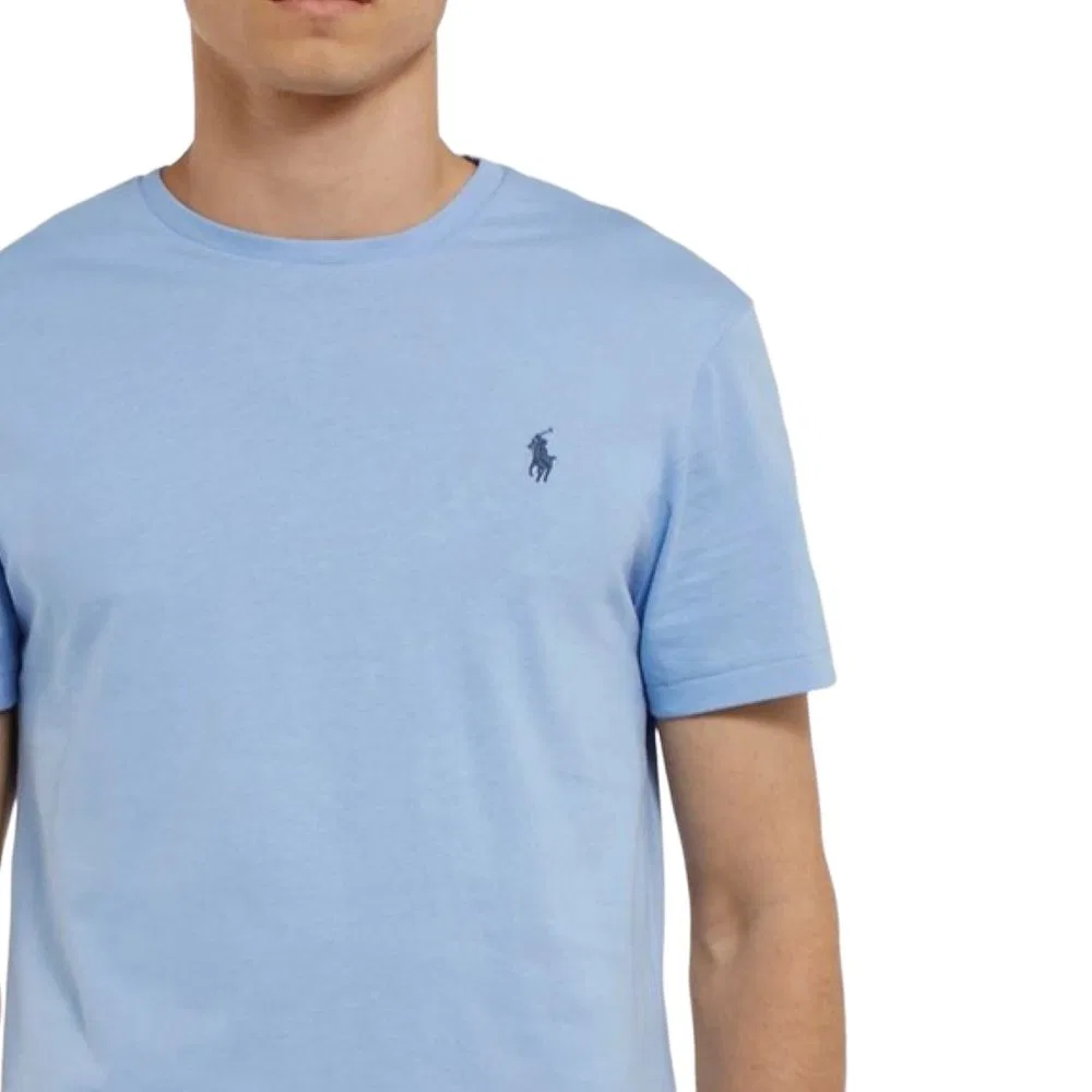 Футболка с вышивкой логотипа Crewneck Jumper Polo Ralph Lauren, Blue — фото 4