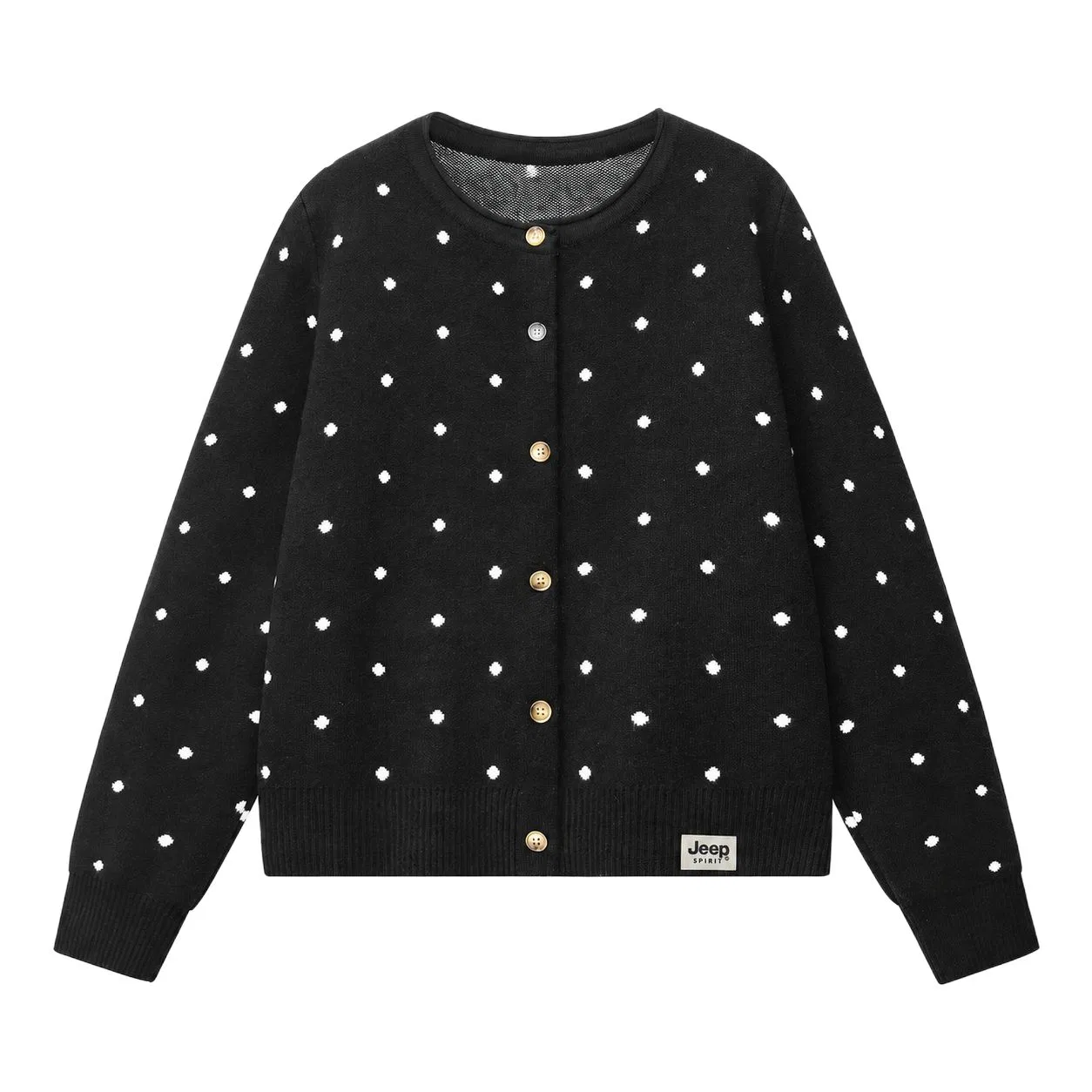Детский свитер унисекс с круглым вырезом JEEP SPIRIT, White — фото 3
