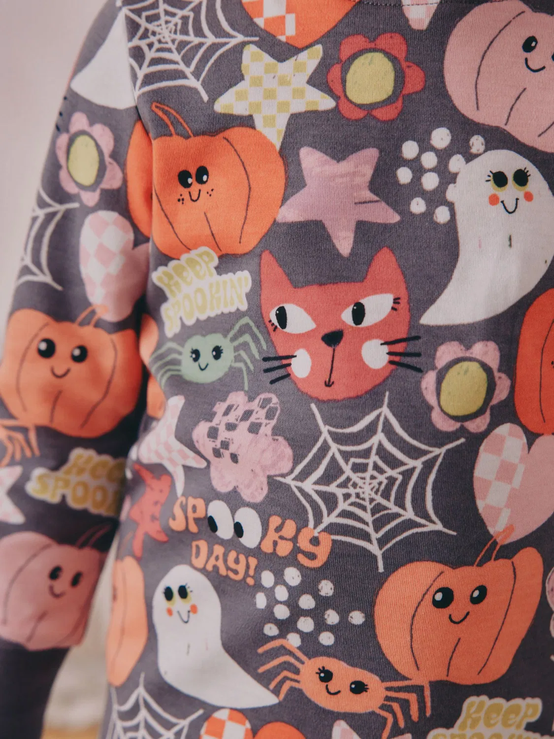 Пижама Next Halloween Snuggle в грязно-коричневых тонах — фото 2