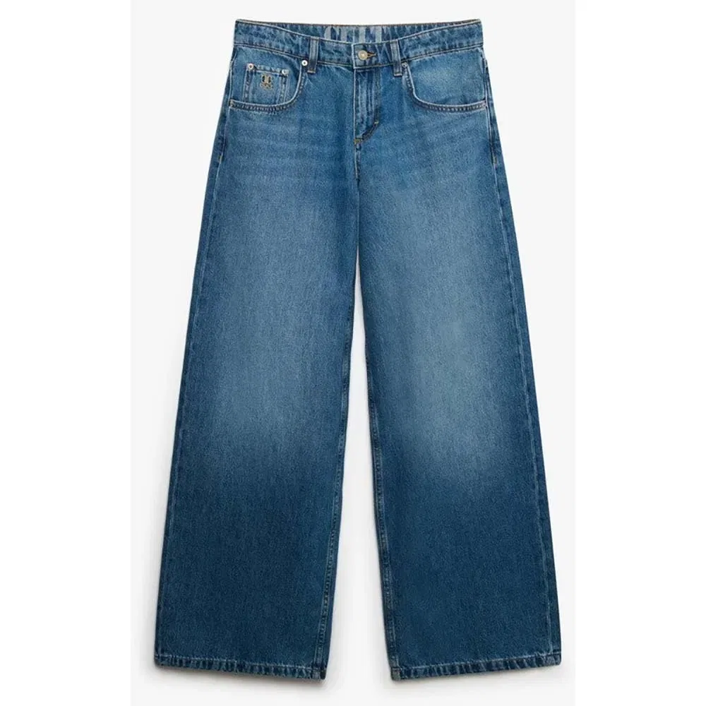 Женские джинсы свободного кроя Superdry, Blue — фото 3
